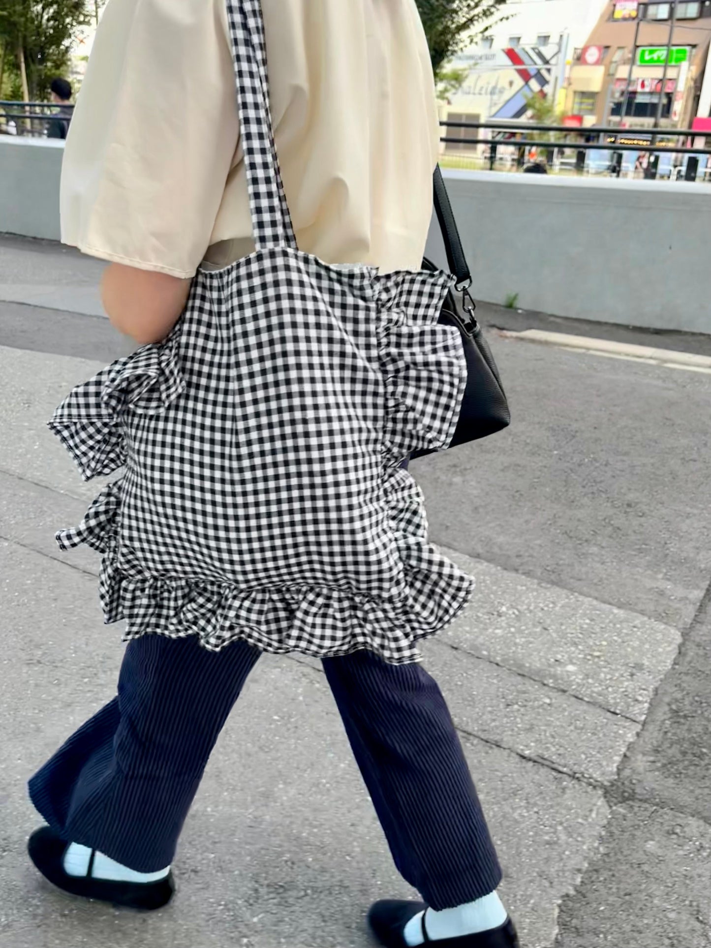 Gingham Tote