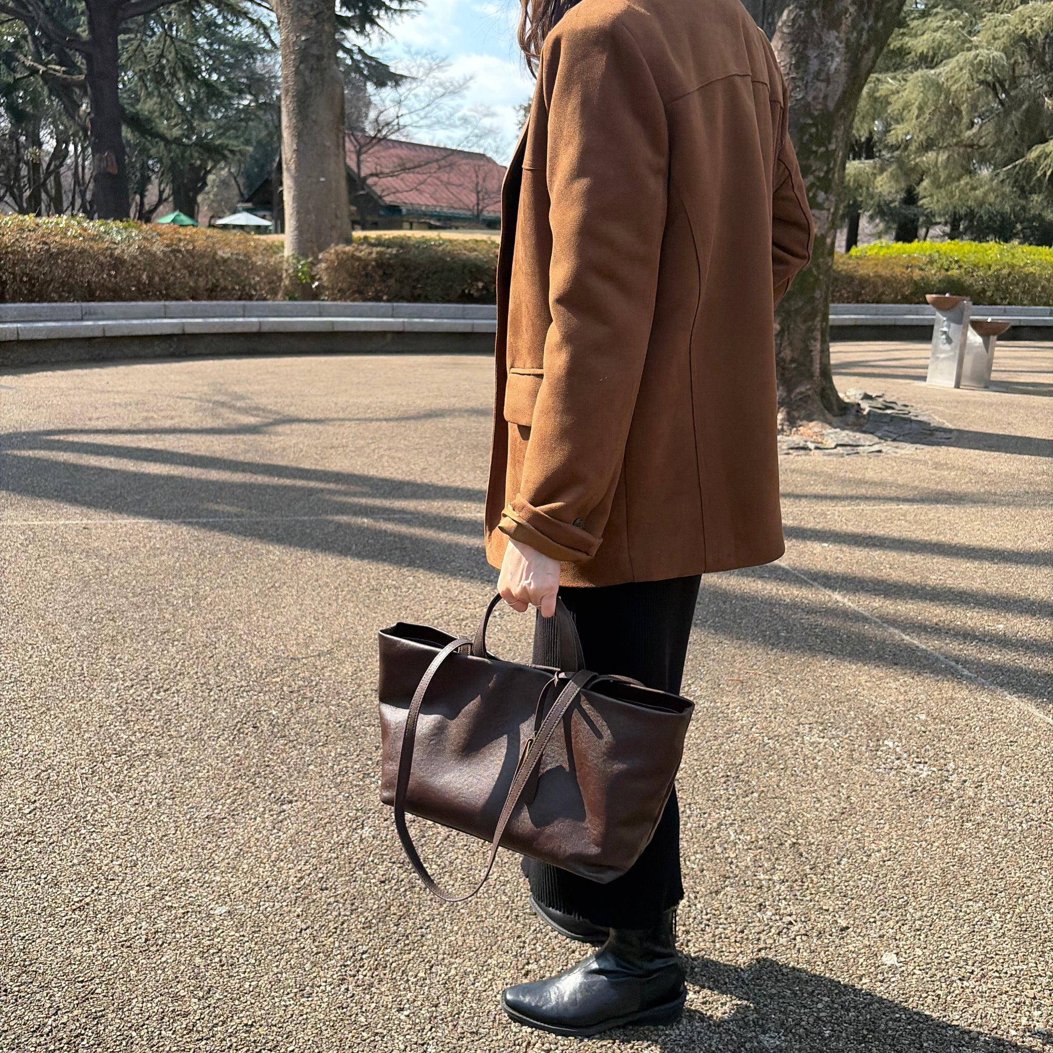 Anon(Brown)｜柔らかい牛革バッグ 2way 大人女性向け | seloah
