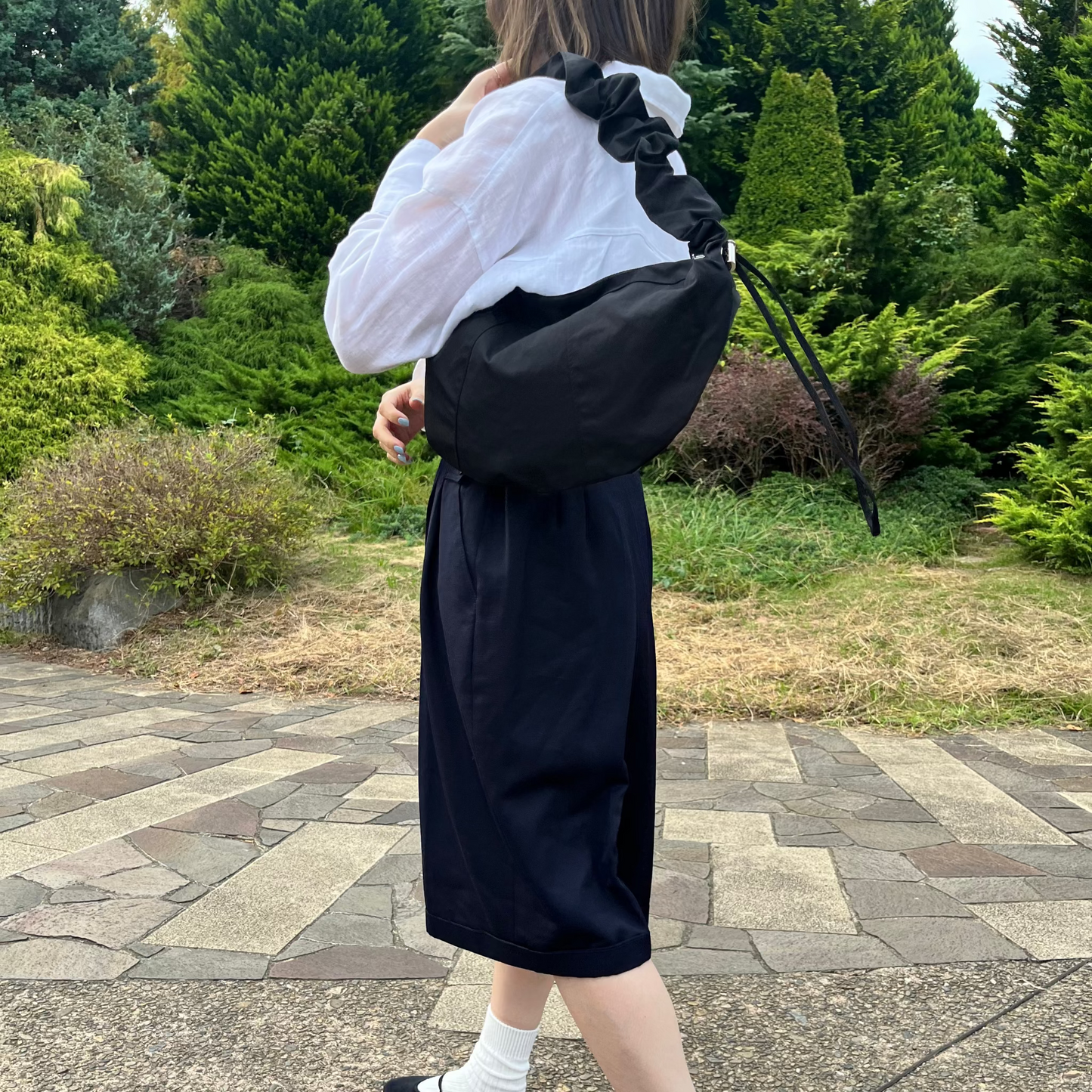 Shrink shoulder(Black)