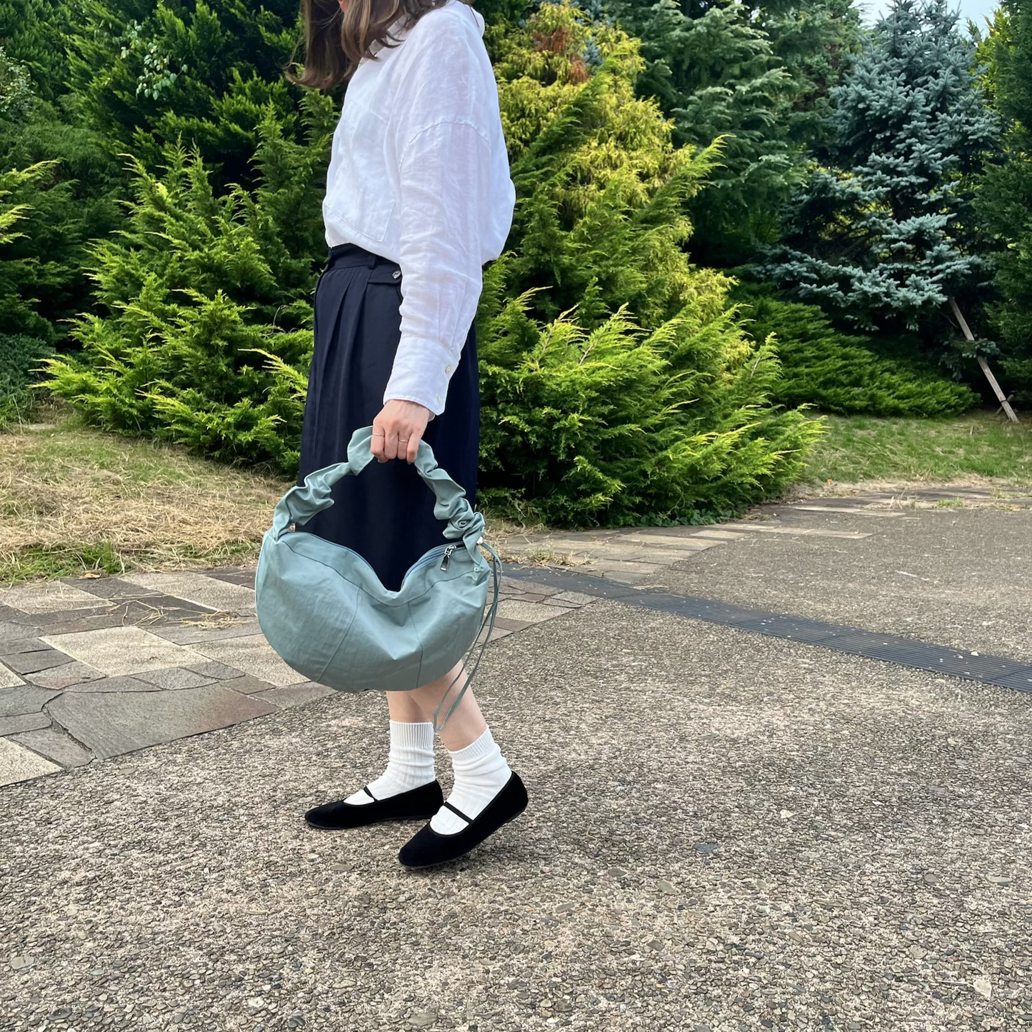 Shrink shoulder(Blue)