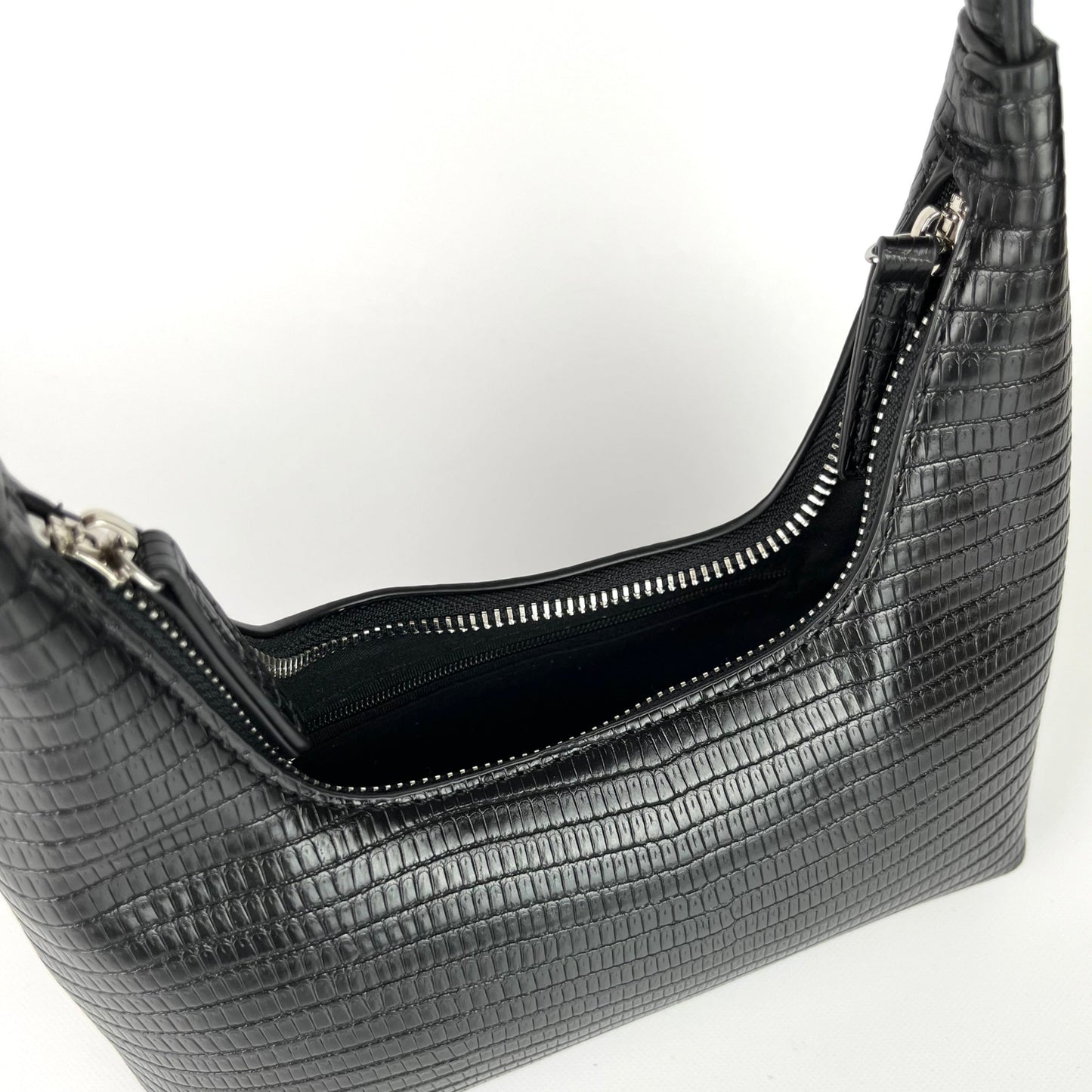 Lizard mini bag (Black)