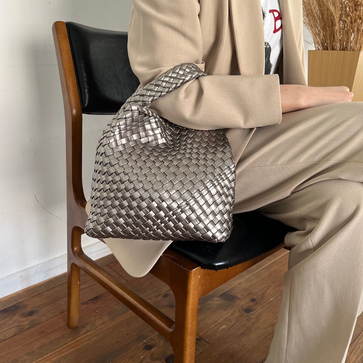 Mesh bag (Silver)